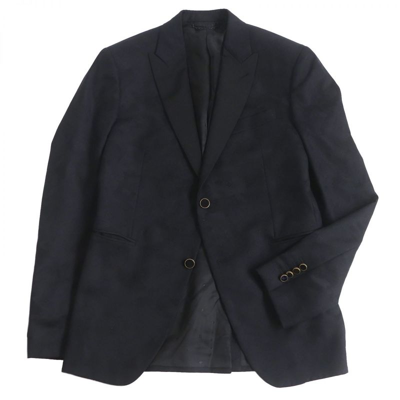 20AW Louis Vuitton Shadow Monogram Camouflage Single Tailored Jacket Black With