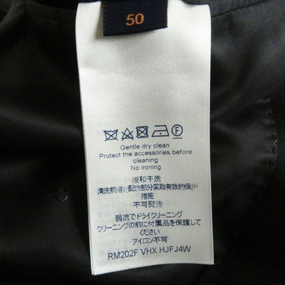 20AW Louis Vuitton Shadow Monogram Camouflage Single Tailored Jacket Black With