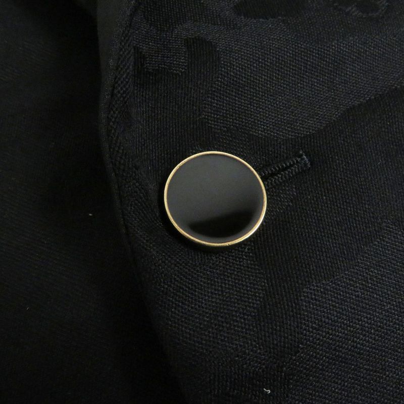 20AW Louis Vuitton Shadow Monogram Camouflage Single Tailored Jacket Black With