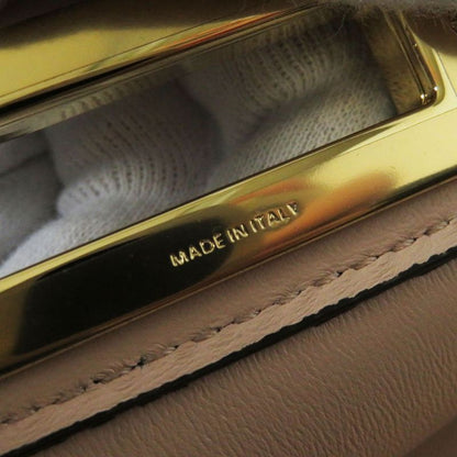 Fendi 8bn321 Peekaboo Icieux Medium 2 Way Hand/shoulder Bag Light Gray