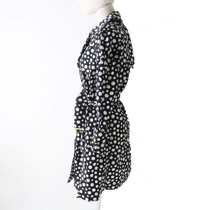 Hermes 12AW Louis Vuitton×yayoi Kusama Women's Trenchcoat Dot Pattern 100%
