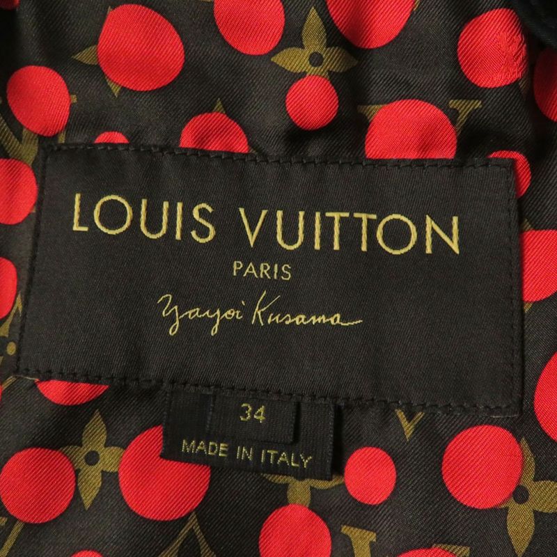 Hermes 12AW Louis Vuitton×yayoi Kusama Women's Trenchcoat Dot Pattern 100%