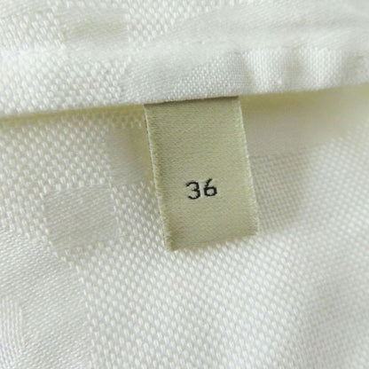 Hermes Gucci 734525 Women's Long Sleeve Cotton Poplin Shirt