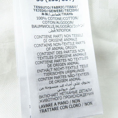 Hermes Gucci 734525 Women's Long Sleeve Cotton Poplin Shirt