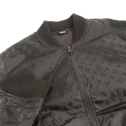 Louis Vuitton 23SS Monogram Logo Plate Leather And Nylon Reversible Blouson