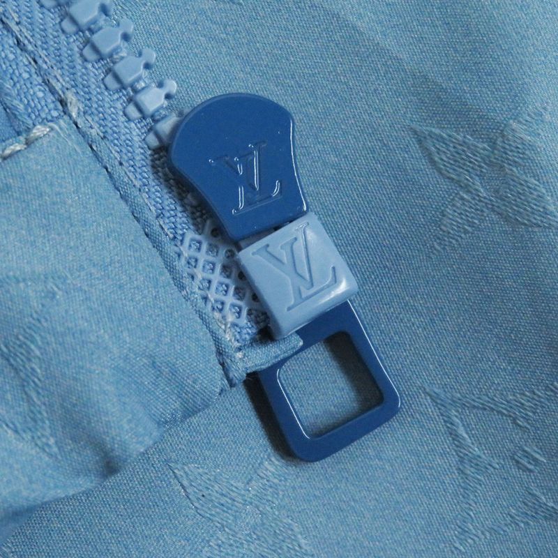 20AW Louis Vuitton 1a8a7m Monogram Clouds Cloud Pattern Zip-up Hooded Windbreake