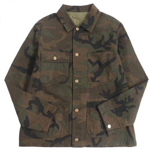 Louis Vuitton X Supreme Monogram Camouflage LV Jacquard Denim Trucker Jacket /
