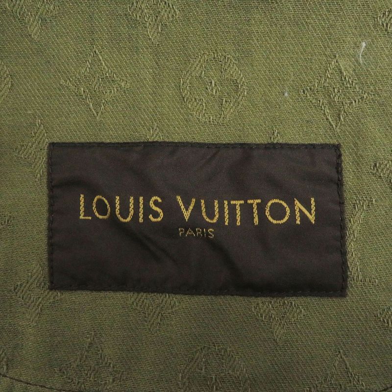 Louis Vuitton X Supreme Monogram Camouflage LV Jacquard Denim Trucker Jacket /
