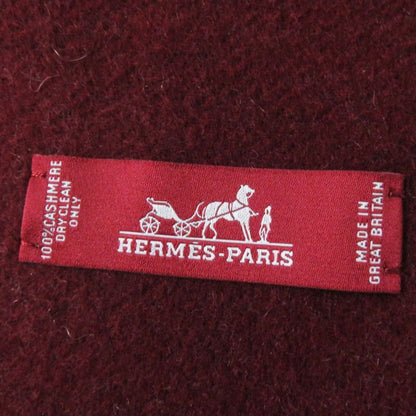 Hermes Made In Germany 100% Cashmere Kazak Large Shawl/scarf With Fringe