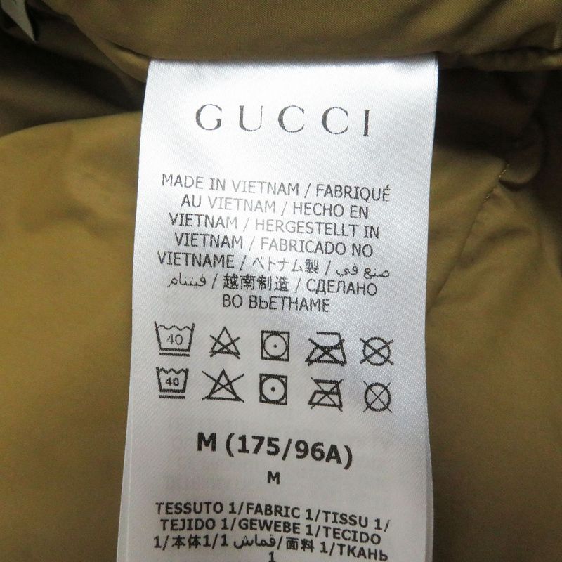 22ss Gucci X The North Face 663758 Logo Embroidery WZIP Hooded Down Jacket