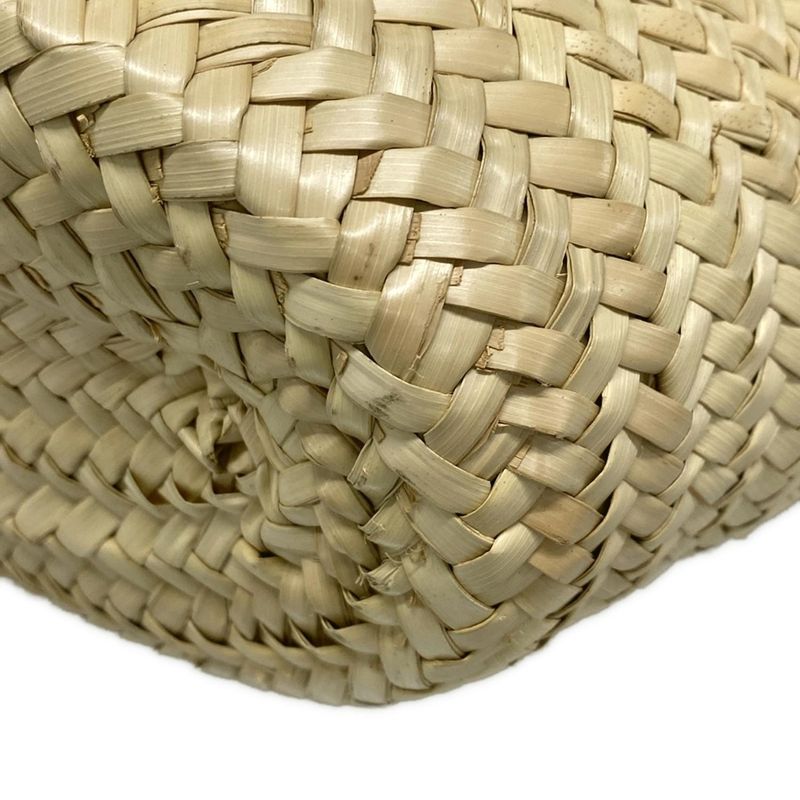 Celine Tote Bag Teen Triomphe Pannier Beige And White Basket Bag/2way