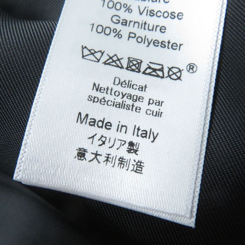 Celine 25t33 962A Phoebe Period Padded Leather Double Riders Jacket