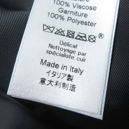 Celine 25t33 962A Phoebe Period Padded Leather Double Riders Jacket