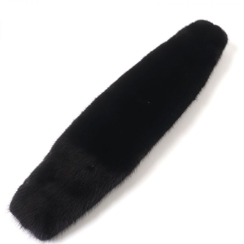 Gucci 460300 GG Patterned Minked Silk Blend Scarf/shawl/scarf Black