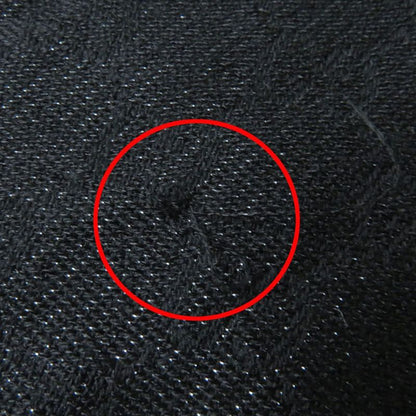 Gucci 460300 GG Patterned Minked Silk Blend Scarf/shawl/scarf Black