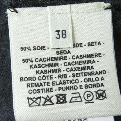 Hermes 21 Clic Clac Long-sleeved Knit Dress In Dotted Silk And Cashmere