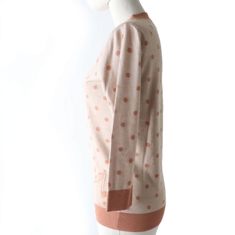 Hermes 21 Clic Clac Clic Clac Dotted Silk And Cashmere Seventh Sleeve