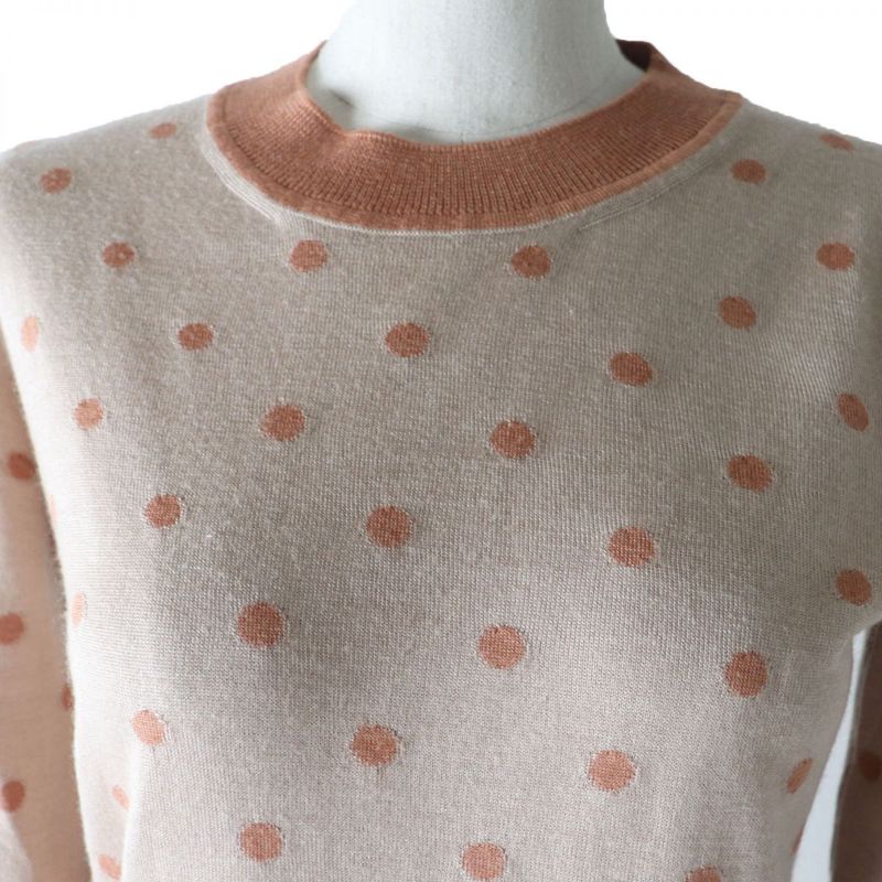 Hermes 21 Clic Clac Clic Clac Dotted Silk And Cashmere Seventh Sleeve