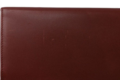 Cartier Folded Wallet Trifold Vintage Cartier Must De Cartier Bordeaux With