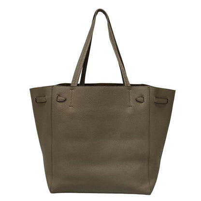 Celine Tote Cabas Phantom Small With Belt Taupe (gray Beige) Leather
