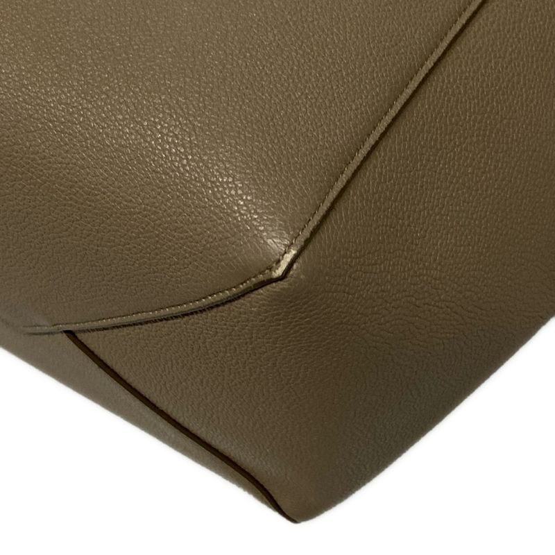 Celine Tote Cabas Phantom Small With Belt Taupe (gray Beige) Leather