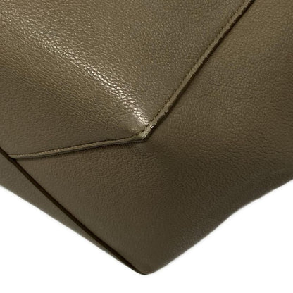 Celine Tote Cabas Phantom Small With Belt Taupe (gray Beige) Leather