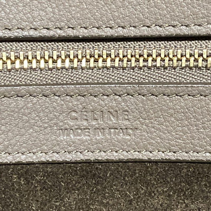 Celine Tote Cabas Phantom Small With Belt Taupe (gray Beige) Leather