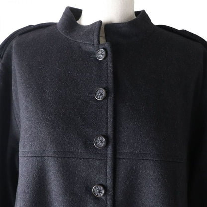 CHANEL 05A P26790 Cashmere Blend Wool Coat With Coco Mark Buttons