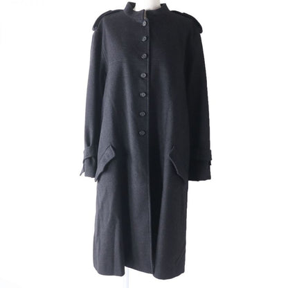 CHANEL 05A P26790 Cashmere Blend Wool Coat With Coco Mark Buttons