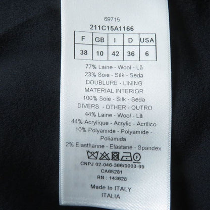 Christian DIOR 22 211c15a1166-0003 Logo Design Silk Blend Technical