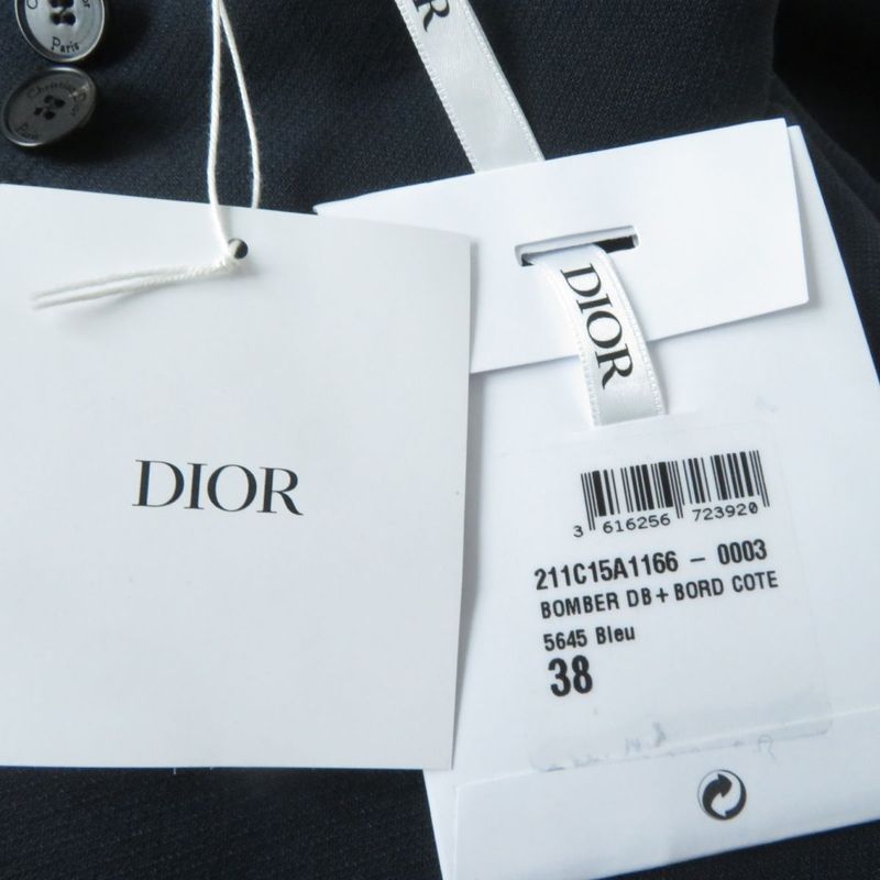 Christian DIOR 22 211c15a1166-0003 Logo Design Silk Blend Technical