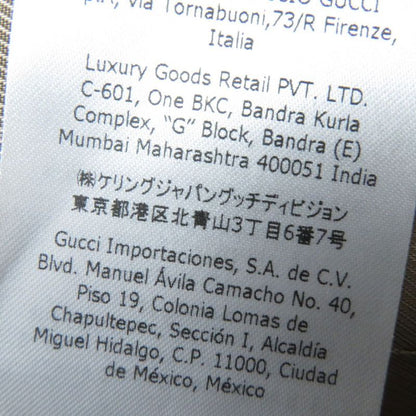 Gucci 2021 652006 Glen Check Pattern Single Jacket/wool Jacket Grayish