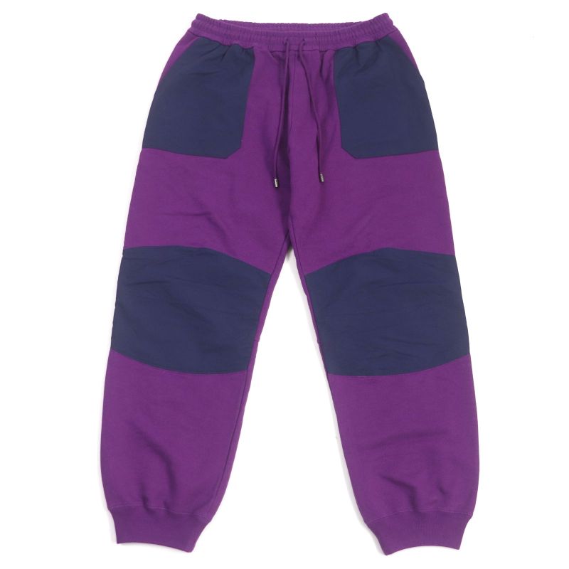 Gucci THE North FACE 21AW 671463 Cotton Logo Print Sweatpants Easy Pants Purple