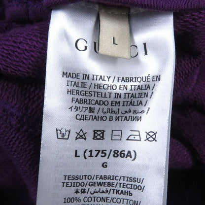 Gucci THE North FACE 21AW 671463 Cotton Logo Print Sweatpants Easy Pants Purple