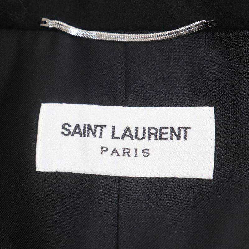 Saint Laurent Paris 2021 687349 Wool Lined 100% Silk Single Tailored Jacket