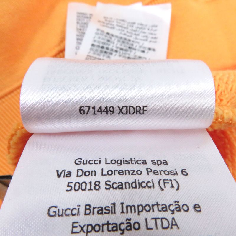 Gucci THE North FACE 21AW 671449 Cotton Bicolor Logo Print Sweatshirt Navy