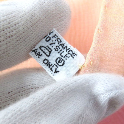 Hermes Silk Margiela Period H Logo Shawl Scarf Stole Bicolor Pink Yellow Made