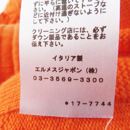 Hermes 2022 Reversible Zip-up Down Knit Blouson/hoodie H Pattern Down Jacket