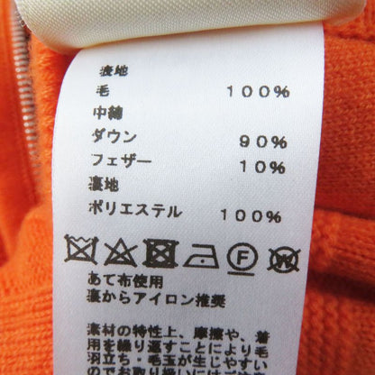 Hermes 2022 Reversible Zip-up Down Knit Blouson/hoodie H Pattern Down Jacket