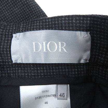 DIOR Homme 013c112a4789 Woven 100% Wool Easy Pants Chef Pants Tapered Pants