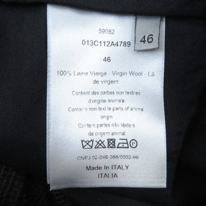 DIOR Homme 013c112a4789 Woven 100% Wool Easy Pants Chef Pants Tapered Pants