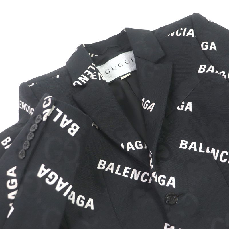 Gucci Balenciaga 21AW 676014 The Hacker Jumbo GG Jacket Hacker Project Tailored