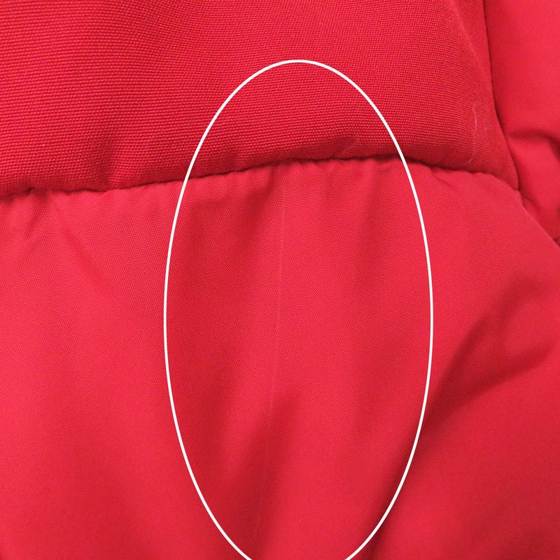 Moncler 18-19aw Montcla Logo Embroidery WZIP Hooded Down Jacket Red 2 Made In