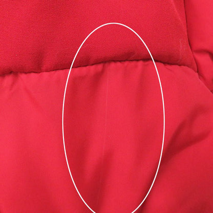 Moncler 18-19aw Montcla Logo Embroidery WZIP Hooded Down Jacket Red 2 Made In