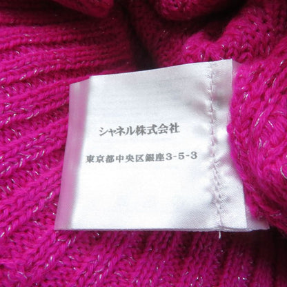 CHANEL P44135 Alpaca Blend Crew Neck Long Sleeves Design Knit With Coco Mark