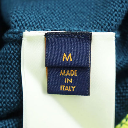 Louis Vuitton 22AW Hnn02w 100% Wool LV Logo Stitch High Gauge Crew Neck Bicolor