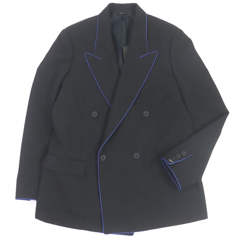 Fendi 2021 Fj0641 Double-breasted Gabardine Blazer Single Tailored Jacket