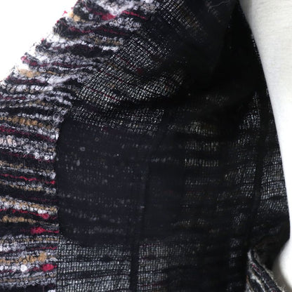 CHANEL P41820 P41816 100% Silk Lining Tweed Jacket + Skirt 2-piece Set With