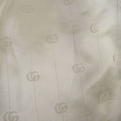 Gucci 623122 Wool Woven Pattern Wide Lapel Gold Button Single Bleather Tailored