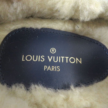 Louis Vuitton 2020 Arizona Line Monogram Denim Lined Mouton Moccasin Loafers